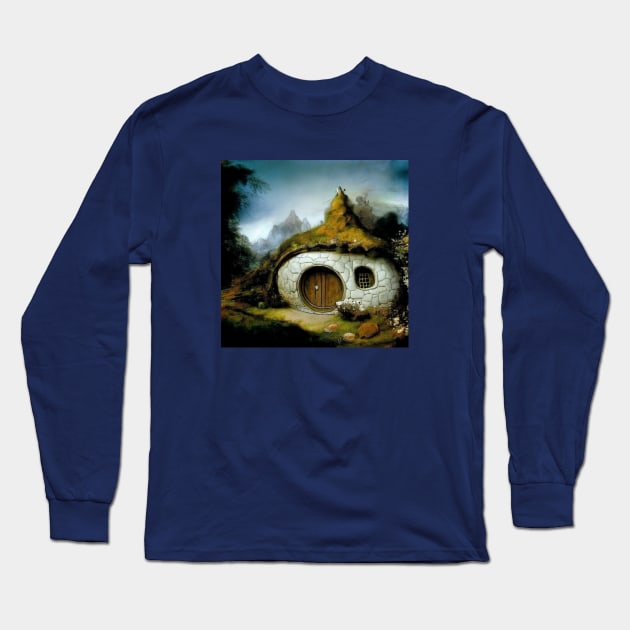 Rembrandt x The Shire Bag End Long Sleeve T-Shirt by Grassroots Green